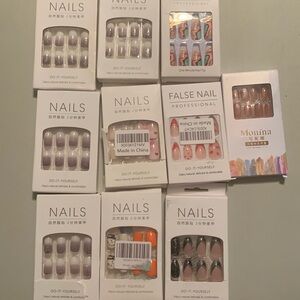 New 240pc Fake Press on nails bundle DIY Easter Halloween